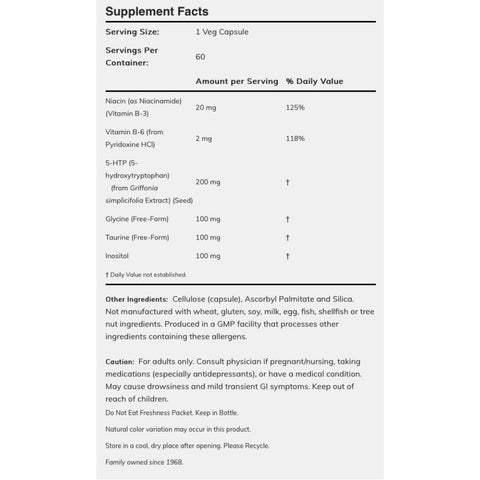 Now 5-HTP 200mg Double Strength