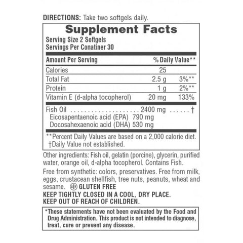 NaturesPlus Omega 3 Maximum EPA & DHA