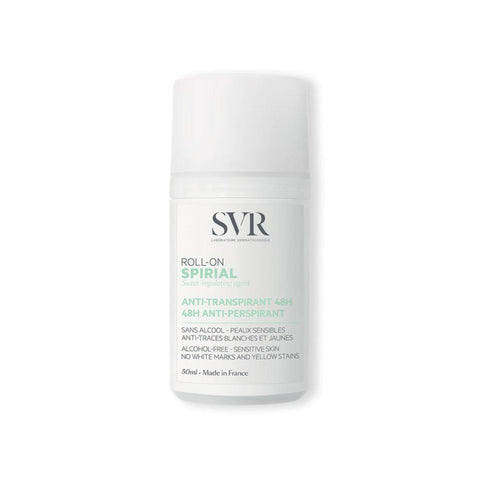 SVR Spirial 48h Anti-Perspirant Roll-on Deodorant-Για Κανονική έως Υπερβολική Εφίδρωση