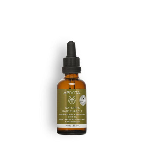 Apivita Nature’s Hair Miracle - Λάδι Ενδυνάμωσης και Τόνωσης για τα Μαλλιά