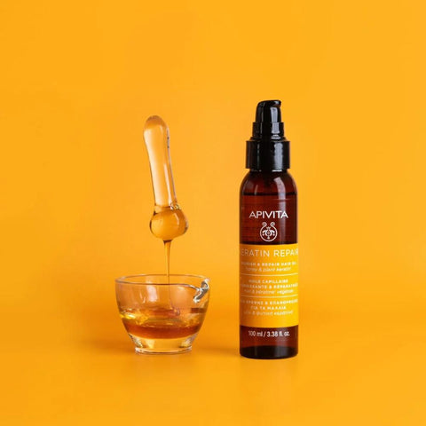 Apivita Keratin Repair Hair Oil
