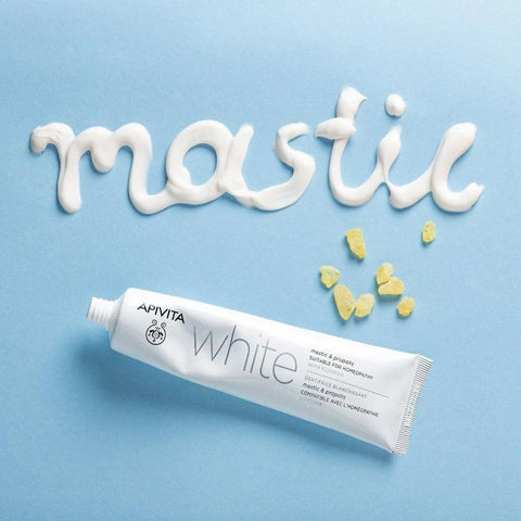 Apivita WHITE Λευκαντική Οδοντόκρεμα