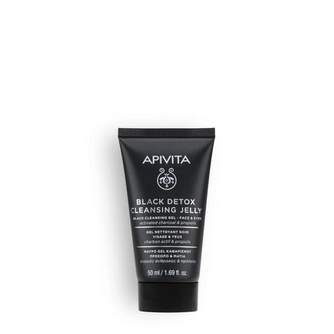 Apivita Black Detox Cleansing Jelly for Face & Eyes