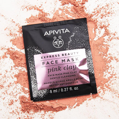 Apivita Express Beauty Face Mask Pink Clay