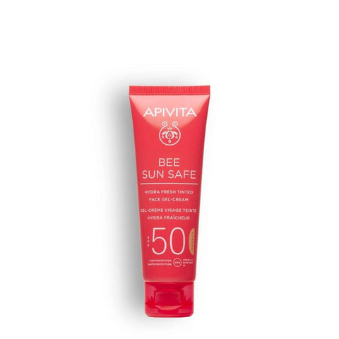 Apivita Hydra Fresh Tinted Face Gel-Cream SPF50