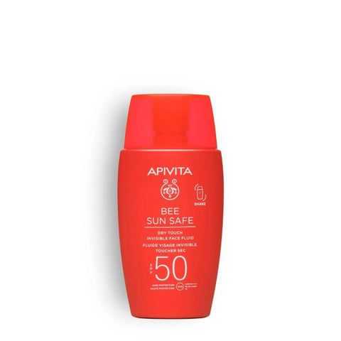 Apivita Bee Sun Safe Dry Touch Invisible Face Fluid SPF50