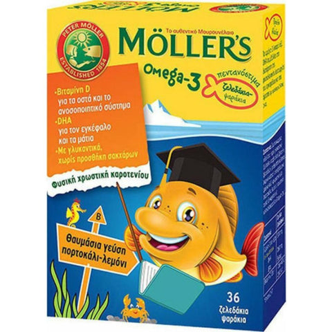 Moller's Ζελεδακια Γεύση Πορτοκάλι- Λεμόνι