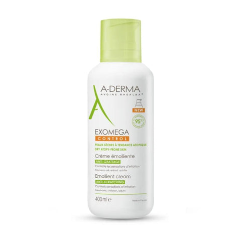 A-Derma Exomega Control Emollient Cream-Μαλακτικη κρέμα κατά του αισθήματος κνησμού