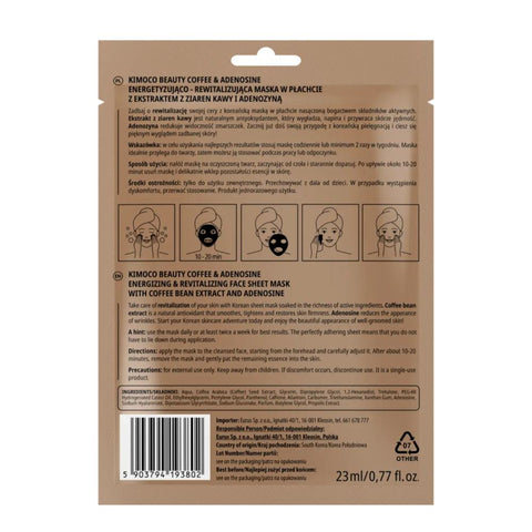 KIMOCO beauty Energizing & Revitalizing Coffee Mask