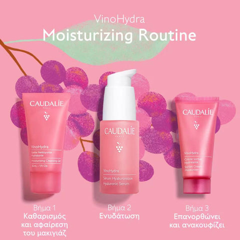 Caudalie Vinohydra Moisturizing Routine