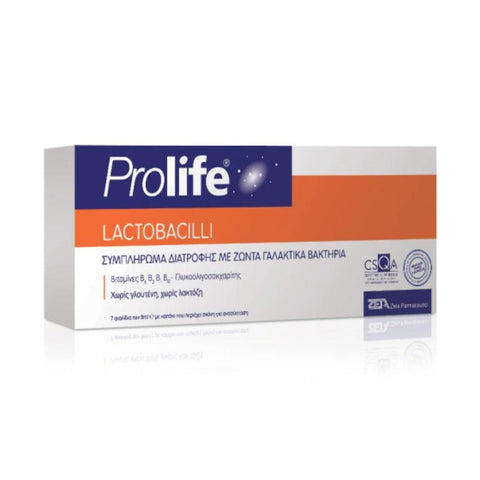 Prolife Lactobacilli Συμπλήρωμα Διατροφής με Προβιοτικα & Πρεβιοτικα σε Φιαλίδια