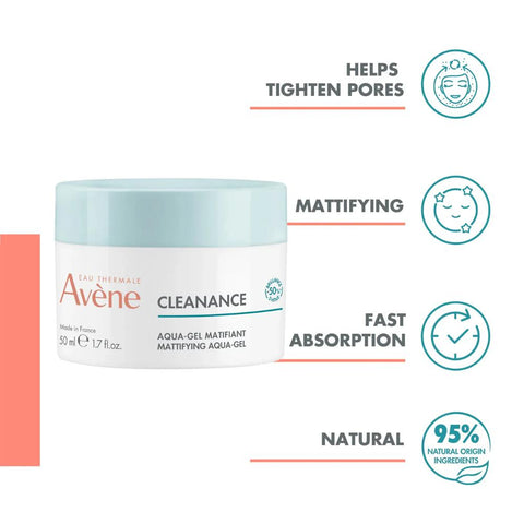 Cleanance Aqua-Gel Mat- Ευαίσθητο Δέρμα με Ατέλειες