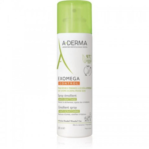 A-Derma Exomega Control Emollient Spray- Σπρέι Κατά του Κνησμού.