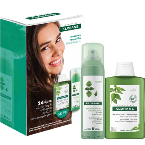 Nettle Dry Shampoo & Oily Hair Shampoo with Nettle-Promo