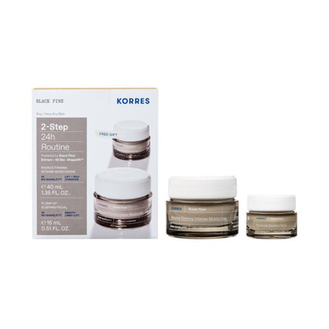 Korres Black Pine 2-Step 24h Routine Dry Skin