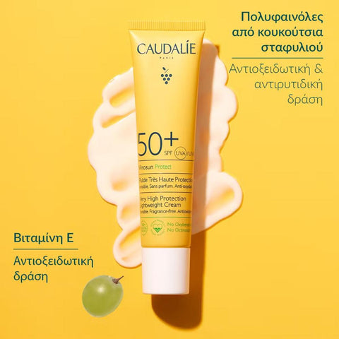 Caudalie Vinosun Very High Protecting Lightweight Cream SPF50+
