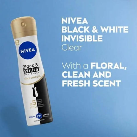 Nivea Black & White Invisible Silky Smooth Spray