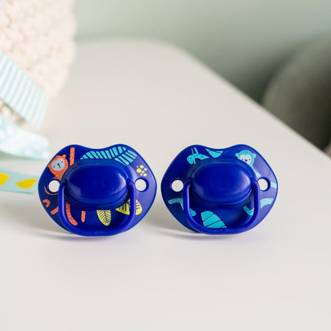 Tommee Tippee Orthodontic Midnight Jungle Soothers 6-18m