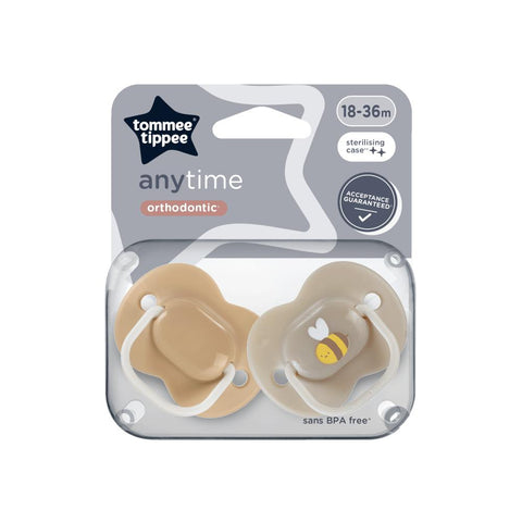 Tommee Tippee Orthodontic Anytime Soothers 18-36m
