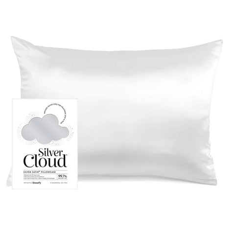 Silver Cloud Satin Pillowcase