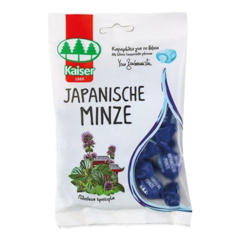 Kaiser Japanische Minze Καραμέλες για το Βήχα με Έλαια Ιαπωνικής Μέντας 90g