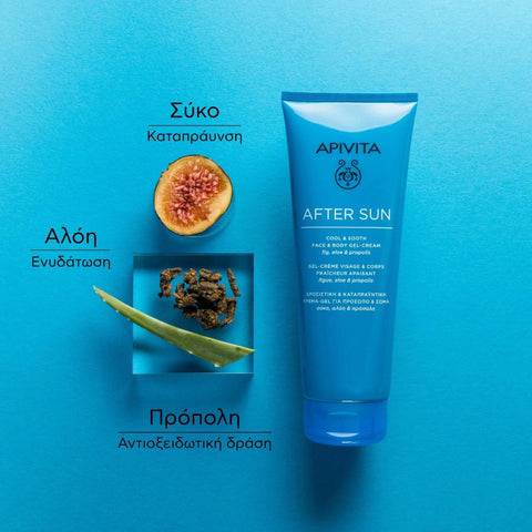 Apivita After Sun Face & Body Gel-Cream