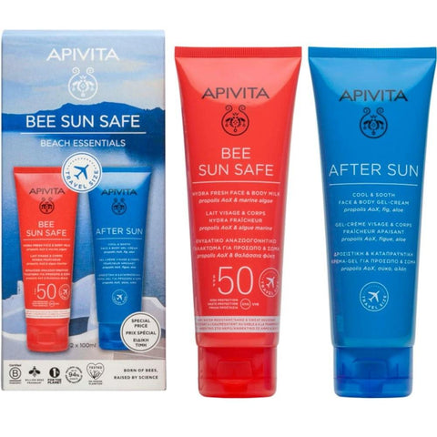 Apivita Bee Sun Safe Beach Essentials Travel Size-Limited Edition
