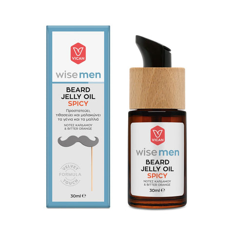 Vican WISE MEN BEARD JELLY OIL SPICY, 30ml