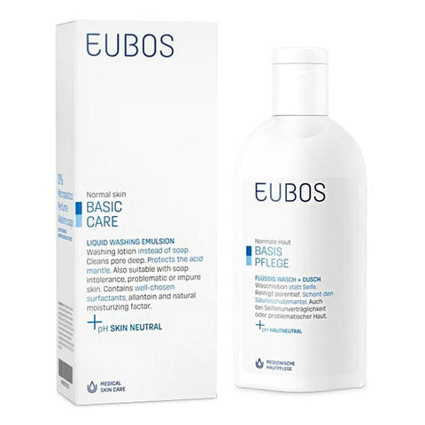 Eubos Basic Care Blue Liquid Washing Emulsion