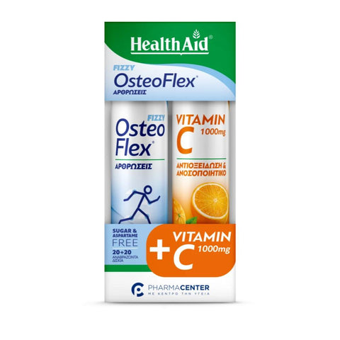Health Aid OsteoFlex Fizzy & Vitamin C 1000mg