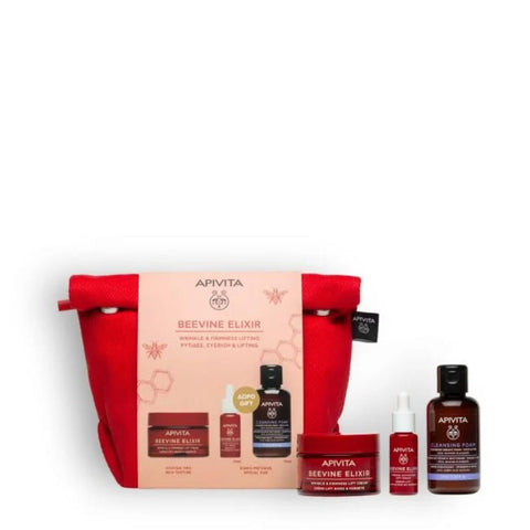 Apivita Beevine Elixir Σετ Περιποίησης για Ρυτίδες, Σύσφιξη & Lifting - Ελαφριά Υφή