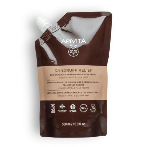 Apivita Dandruff Relief-Δερματολογικό Σαμπουάν κατά της Ξηροδερμίας Refill