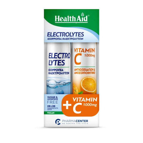 Health Aid Electrolytes + Vitamin C 1000mg