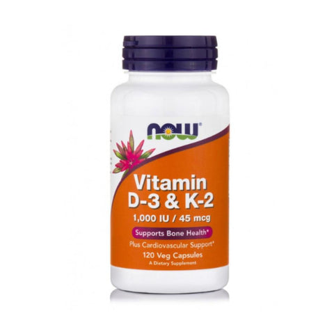 Now Vitamin D-3 1000IU & K-2 45mg