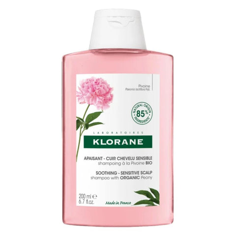 Klorane Shampoo with Organic Peony- Παιωνια για Ευαίσθητο Τριχωτο