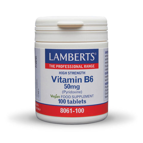 Lamberts Vitamin B6 50mg (Pyridoxine)