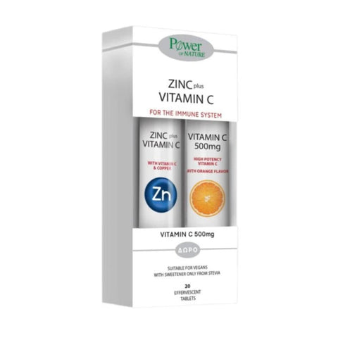 Power Health Zinc plus Vitamin C 500mg