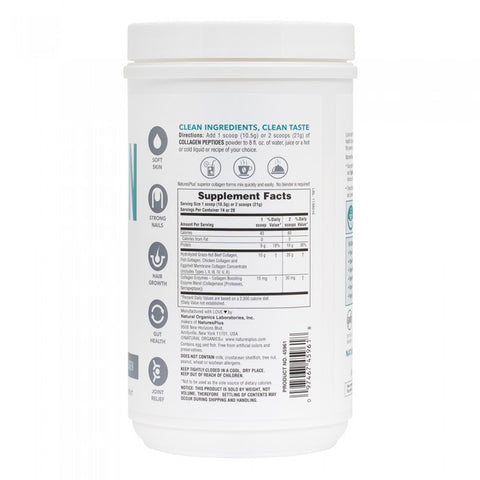 NaturesPlus Collagen Peptides Powder