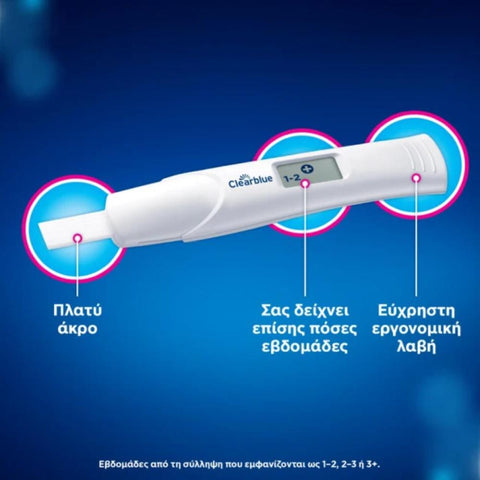 Clearblue Pregnancy Test with Week Indicator-Ποσες Εβδομάδες