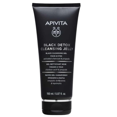 Apivita Black Detox Cleansing Jelly for Face & Eyes
