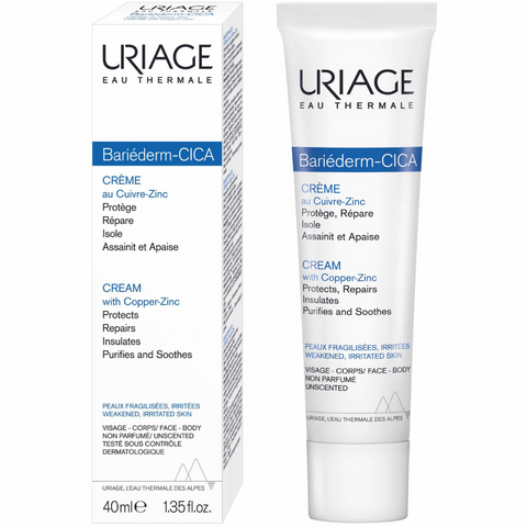 Uriage Bariederm Cica-Creme Reparatrice Cu-Zn 40 ml