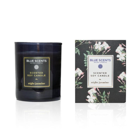 Blue Scents Night Jasmine Candle