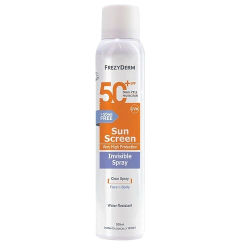 Frezyderm Sun Screen Invisible Spray SPF50+