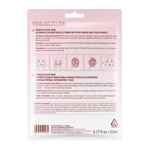 KIMOCO Glass Skin JellySheet Mask