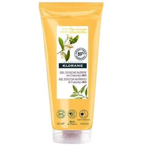 Klorane Gel Douche Nutritif au Cupuacu Bio Fleur d'Oranger