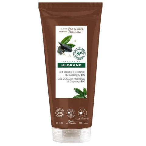 Klorane Fava Tonka Nourishing Shower Gel with Organic Cupuacu