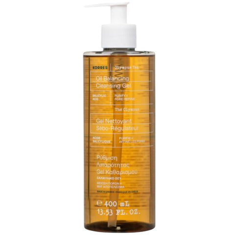 Korres Oil Balancing Cleansing Gel Olympus Tea