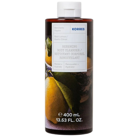 Korres Renewing Body Cleanser Βασιλικός Λεμόνι