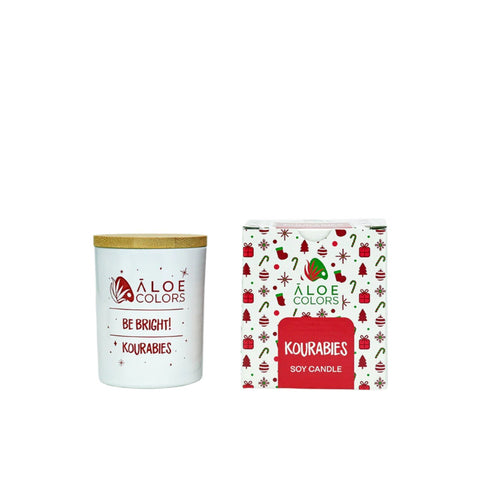 Aloe Colors Scented Soy Candle Kourabies