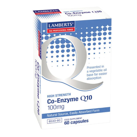 Lamberts Co-Enzyme Q10 100mg, 60 Caps